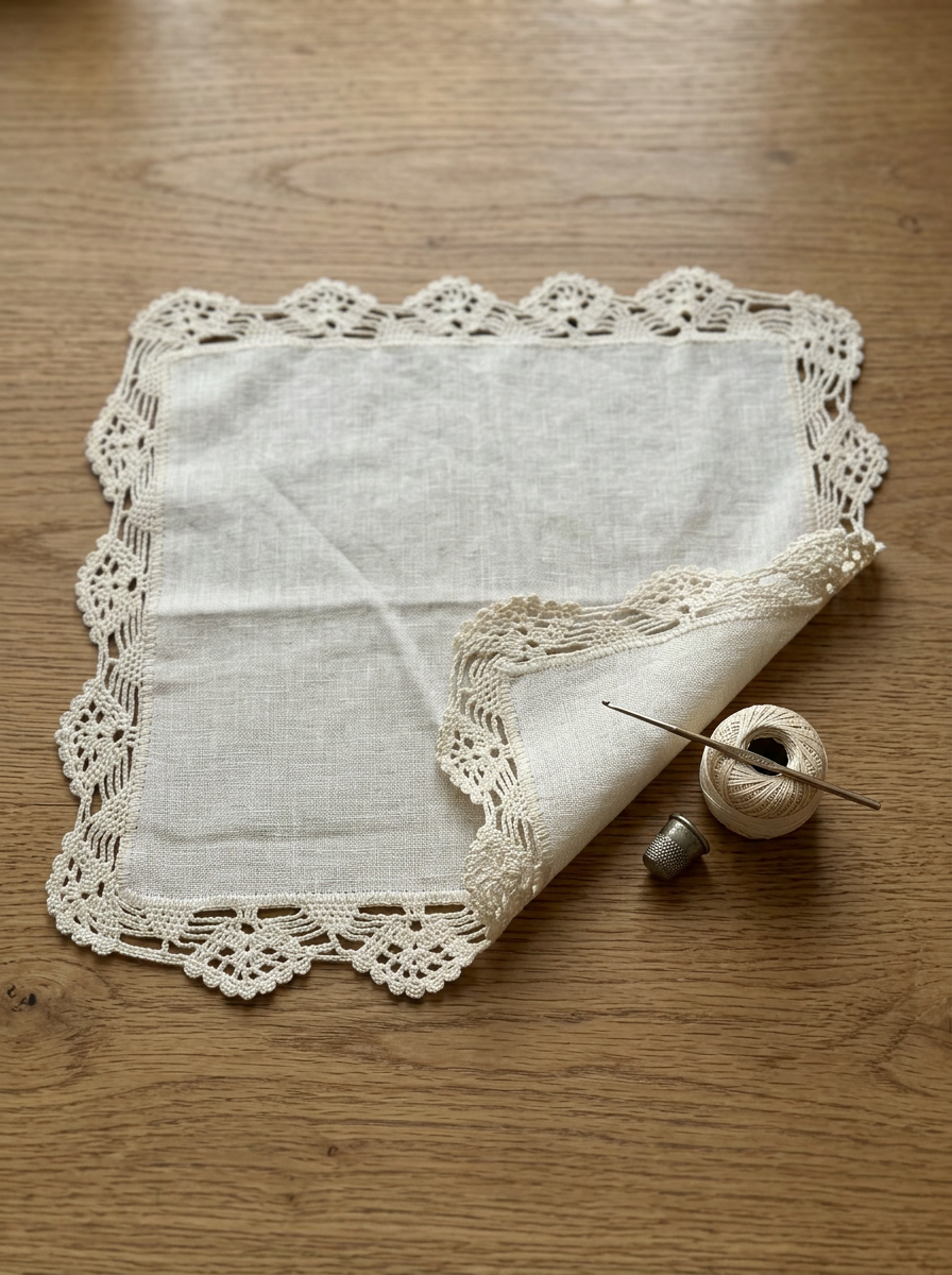 Tovaglietta Pizzo Crema — 3