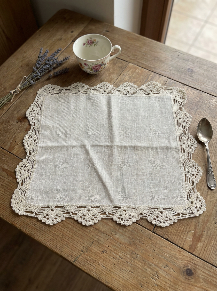 Tovaglietta Pizzo Crema — 4