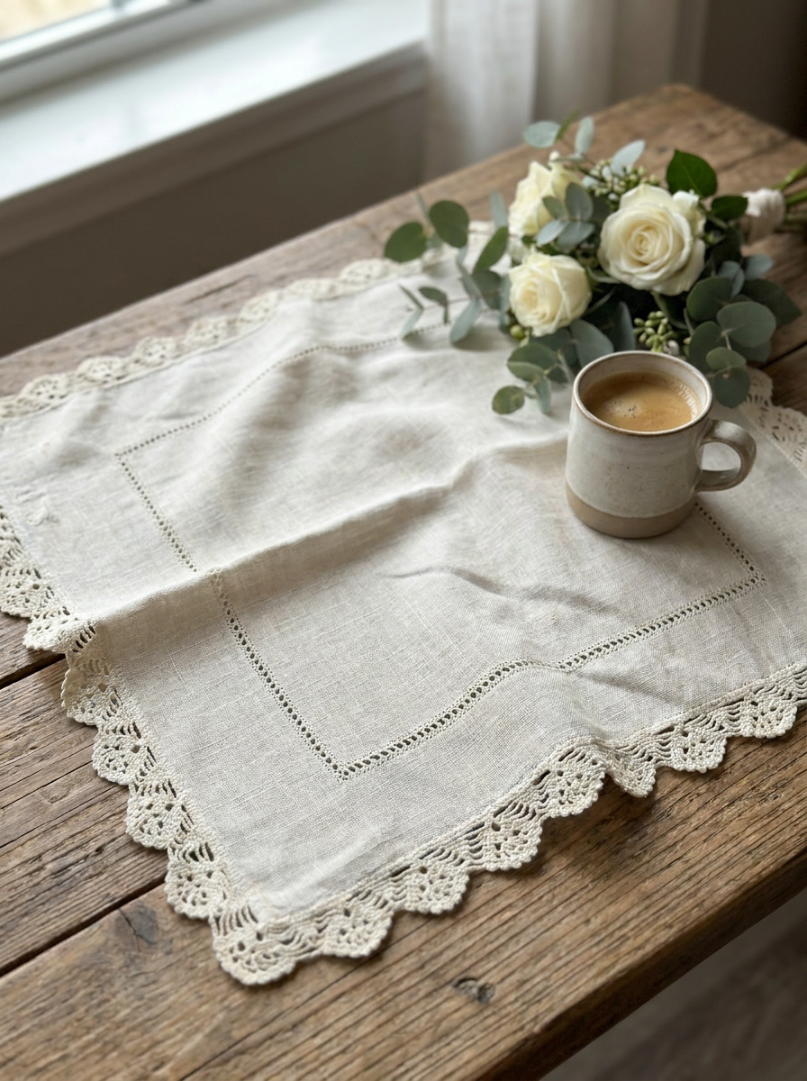 Tovaglietta Pizzo Crema